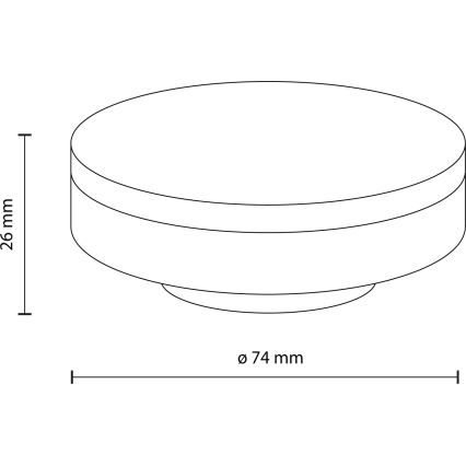 LED glödlampa GX53/8W/230V 3000K