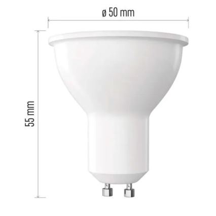 LED glödlampa MR16 GU10/3W/230V 4000K Energiklass A