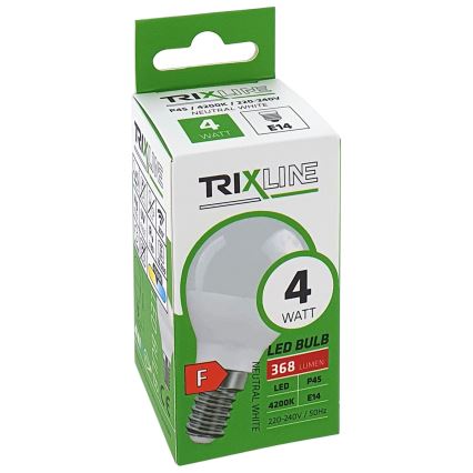 LED glödlampa P45 E14/4W/230V 4200K