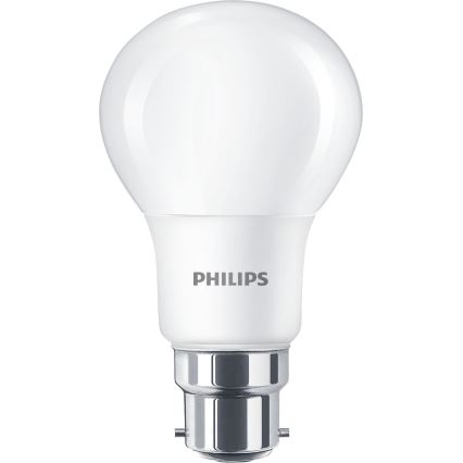 LED glödlampa Philips A60 B22/7,5W/230V 4000K