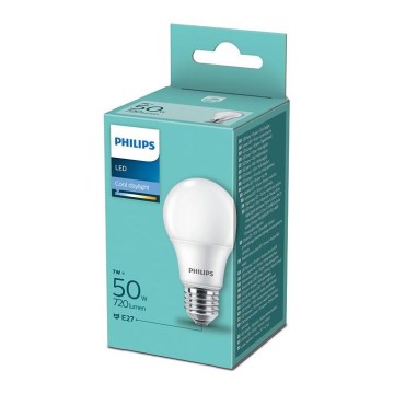 LED glödlampa  Philips A60 E27/7W/230V 6500K