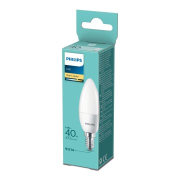 LED glödlampa Philips B35 E14/5,5W/230V 2700K