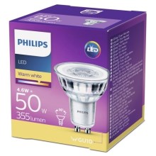 LED glödlampa Philips GU10/4,6W/230V 2700K