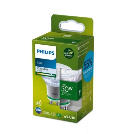 LED glödlampa Philips PAR16 GU10/2,1W/230V 4000K