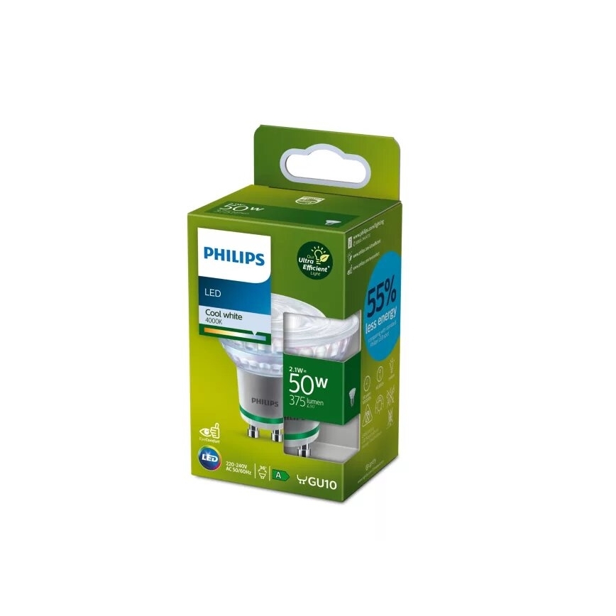 LED glödlampa Philips PAR16 GU10/2,1W/230V 4000K