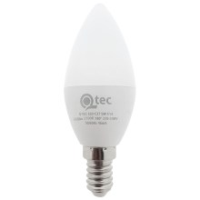 LED glödlampa Qtec C35 E14/5W/230V 2700K