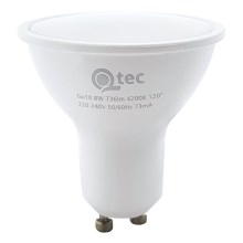 LED glödlampa Qtec GU10/8W/230V 4200K