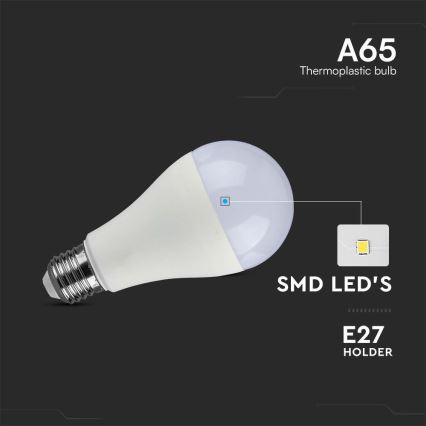 LED glödlampa SAMSUNG CHIP A65 E27/17W/230V 3000K