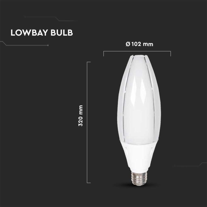 LED glödlampa SAMSUNG CHIP E40/60W/230V 4000K