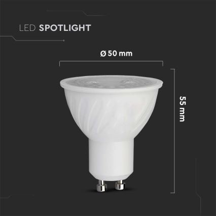 LED glödlampa SAMSUNG CHIP GU10/6W/230V 4000K