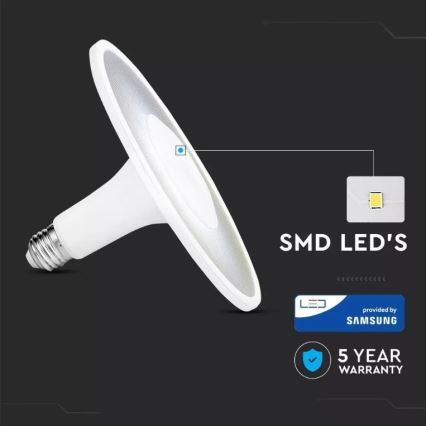 LED glödlampa  SAMSUNG CHIP UFO E27/11W/230V 120° 4000K