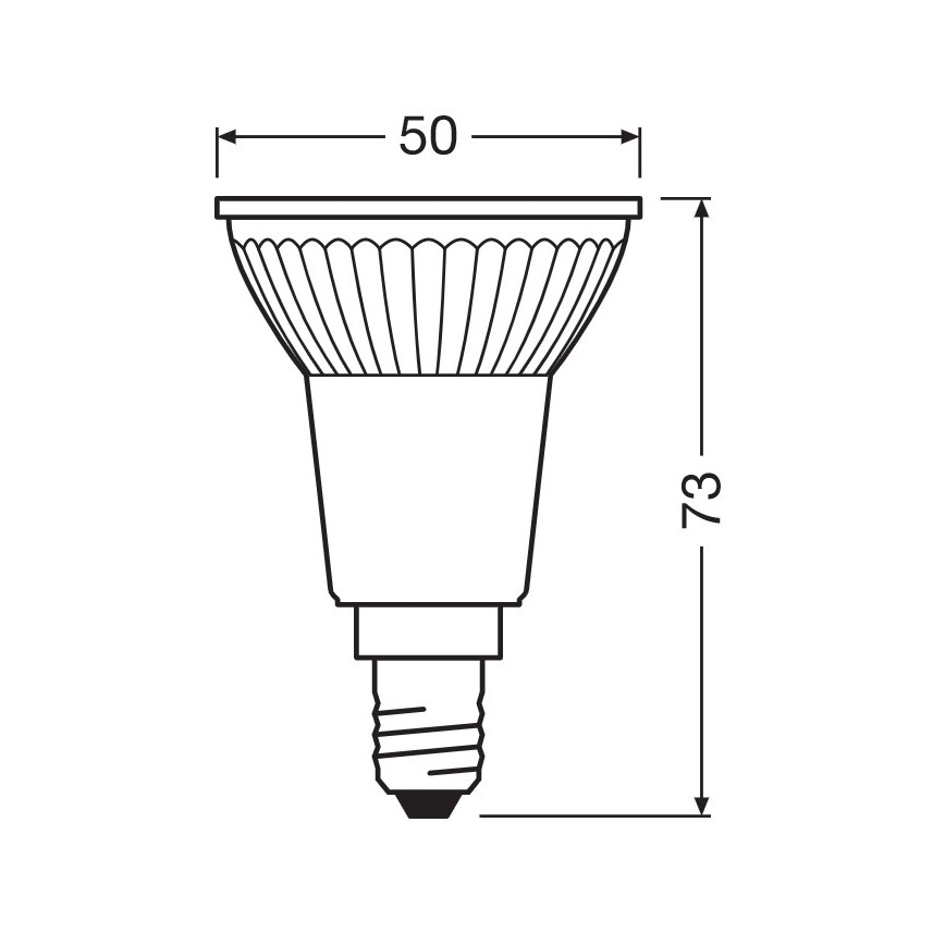 LED glödlampa STAR PAR16 E14/4,5W/230V 2700K - Osram
