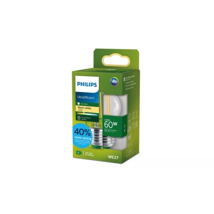 LED glödlampa ULTRAEFFICIENT VINTAGE Philips P45 E27/3,8W/230V 2700K
