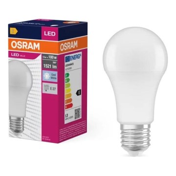 LED glödlampa VALUE A100 E27/13W/230V 4000K - Osram