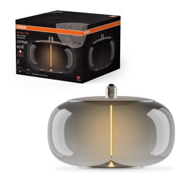 LED glödlampa VINTAGE FILAMENT E27/4W/230V 1800K rökt - Osram