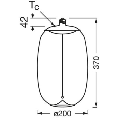 LED glödlampa VINTAGE FILAMENT E27/4W/230V 2700K - Osram