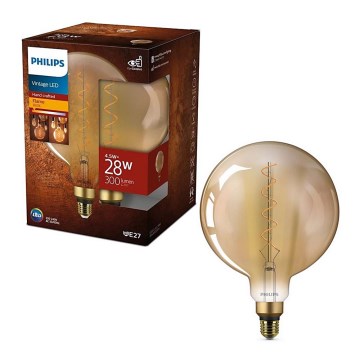 LED glödlampa VINTAGE Philips E27/4,5W/230V 1800K