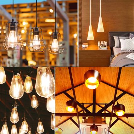 LED-glödlampa VINTAGE ST64 E27/20W/230V 2700K - Aigostar