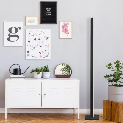 LED golvlampa BERNADETTA LED/28W/230V 4000K svart