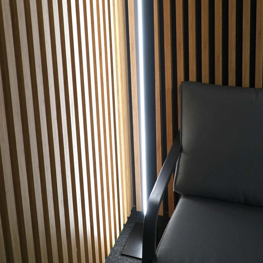 LED golvlampa BERNADETTA LED/28W/230V 4000K svart