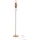 LED-golvlampa FLORES LED/15W/230V guld/orange/brun