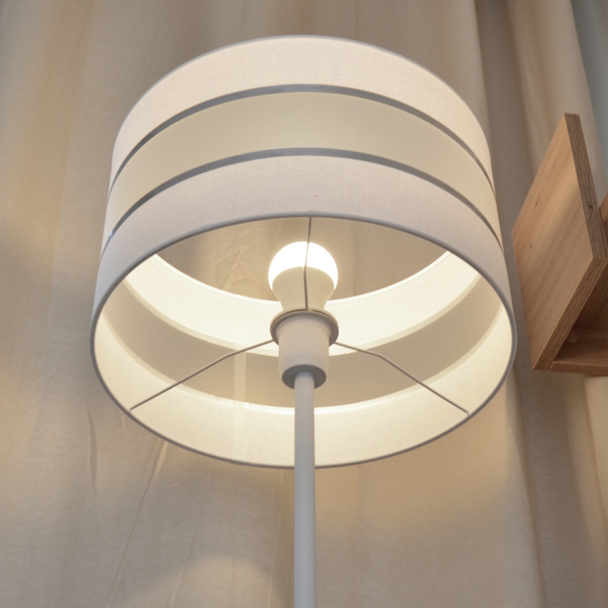 LED Golvlampa  HELEN 1xE27/15W/230V vit