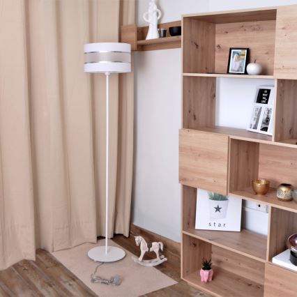 LED Golvlampa  HELEN 1xE27/15W/230V vit