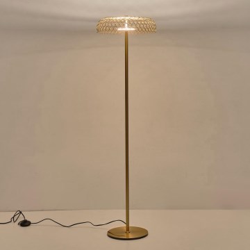 LED golvlampa LED/10W/230V 3000K guld