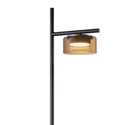 LED golvlampa OFELIA 1xGX53/6W/230V svart/beige