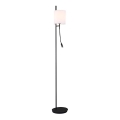 LED Golvlampa TOKYO 1xE27/40W/230V + LED/3W svart/vit