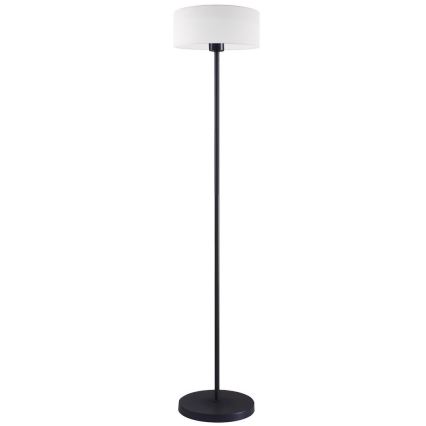 LED golvlampa TUNJA 1xE27/20W/230V Ø 30 cm svart/vit