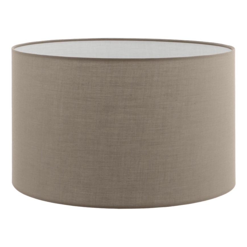 LED-golvlampa TUNJA 1xE27/20W/230V Ø 38 cm matt krom/taupe