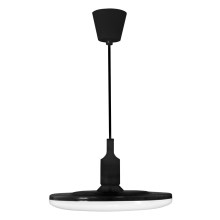 LED Hängande lampa KIKI 1xE27/10W/230V svart