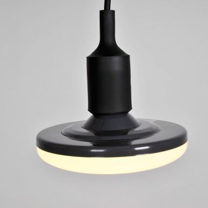 LED Hängande lampa KIKI 1xE27/10W/230V svart