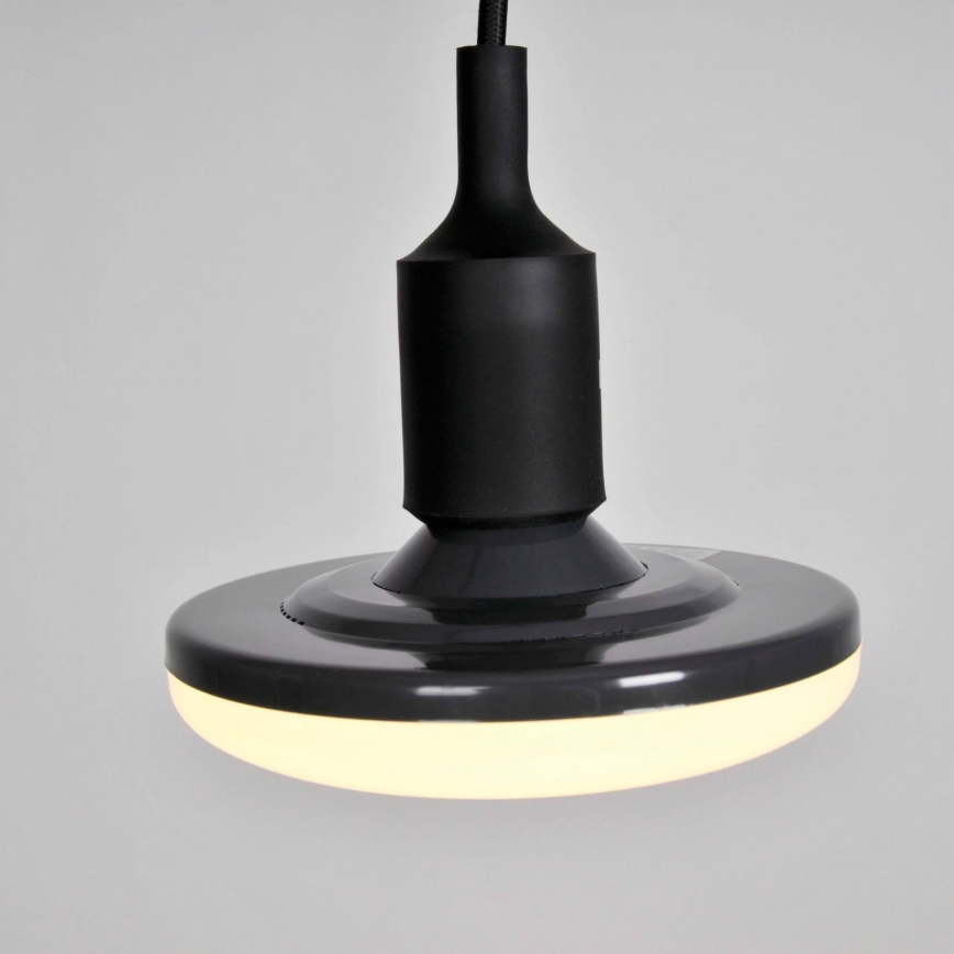 LED Hängande lampa KIKI 1xE27/10W/230V svart