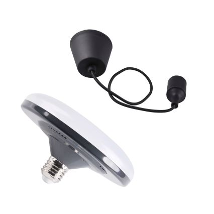 LED Hängande lampa KIKI 1xE27/10W/230V svart