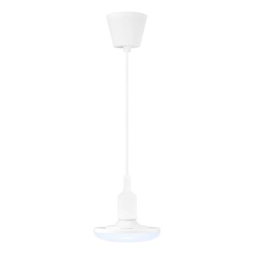 LED Hängande lampa KIKI 1xE27/10W/230V vit