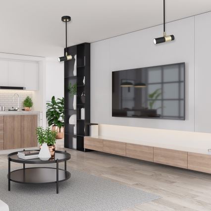 LED Hängande Ljuskrona DALLAS 1xGU10/3W/230V