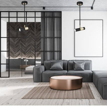 LED Hängande Ljuskrona DALLAS 1xGU10/3W/230V