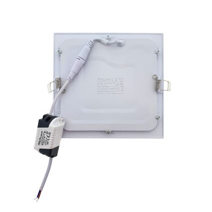 LED Hängande Takbelysning fyrkantig LED/12W/230V 6500K