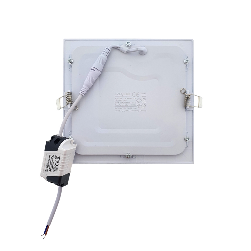 LED Hängande Takbelysning fyrkantig LED/12W/230V 6500K