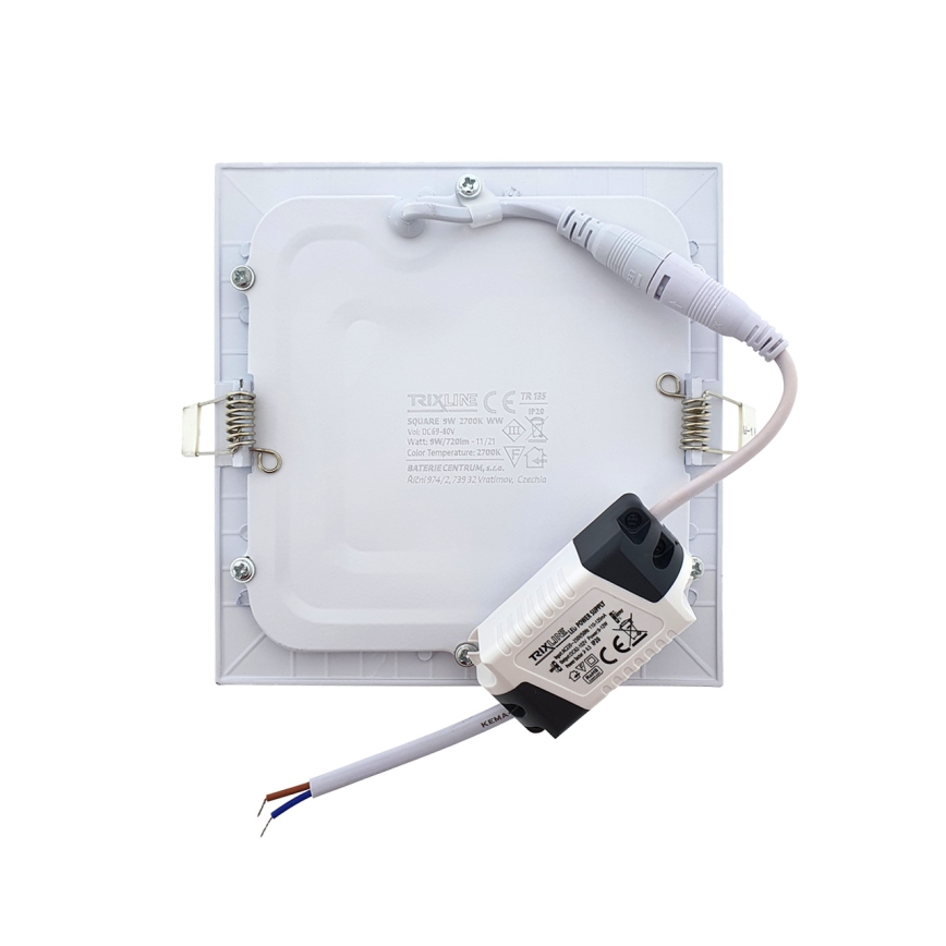 LED Hängande Takbelysning fyrkantig LED/9W/230V 2700K