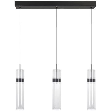 LED-hänglampa på vajer AMBIENTE 3xLED/6W/230V 3000/4000/6000K svart