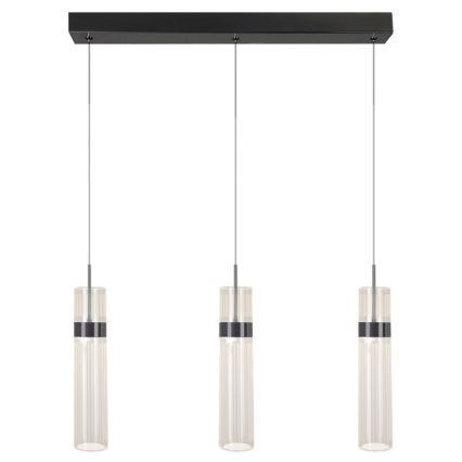 LED-hänglampa på vajer AMBIENTE 3xLED/6W/230V 3000/4000/6000K svart