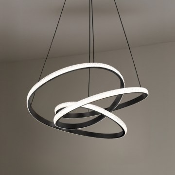 LED-hänglampa på vajer, dimbar, LED/90W/230V 3000-6500K Ø 47 cm + fjärrkontroll