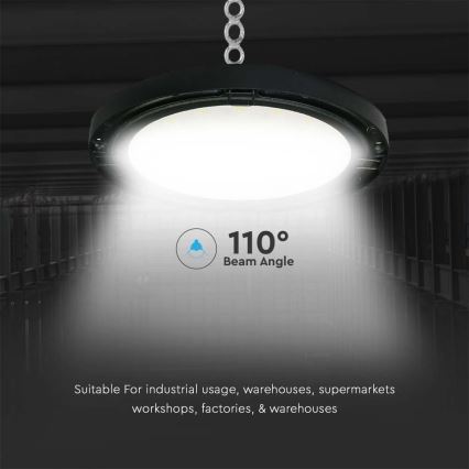 LED Industriell armatur High Bay LED/100W/230V IP65 6500K