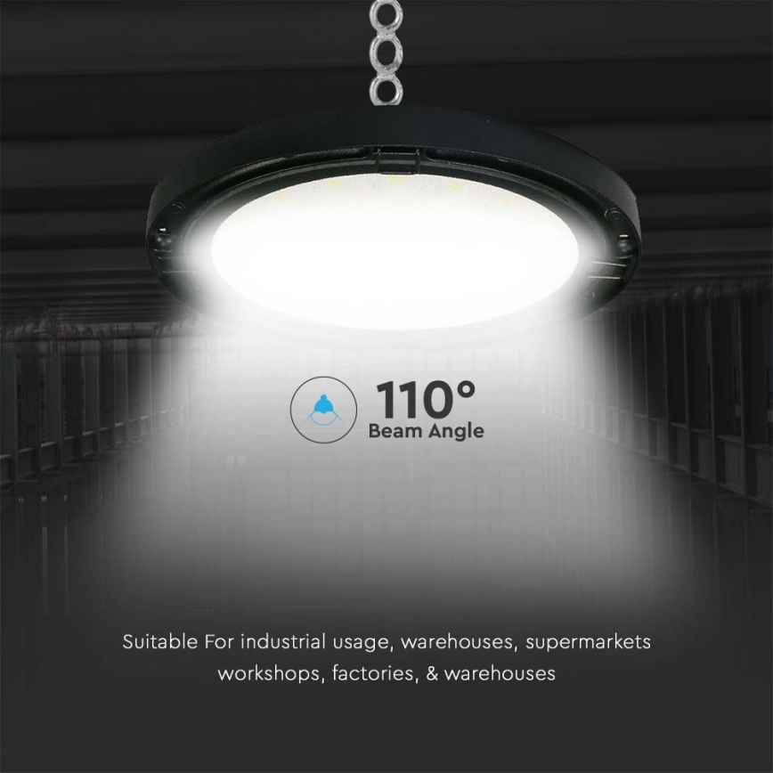 LED Industriell armatur High Bay LED/100W/230V IP65 6500K