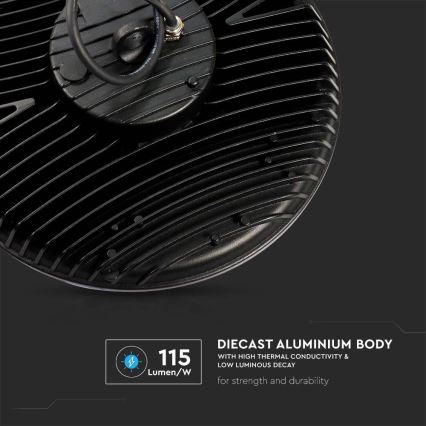 LED industrilampa High Bay – 100W, 230V, 4000K, IP65