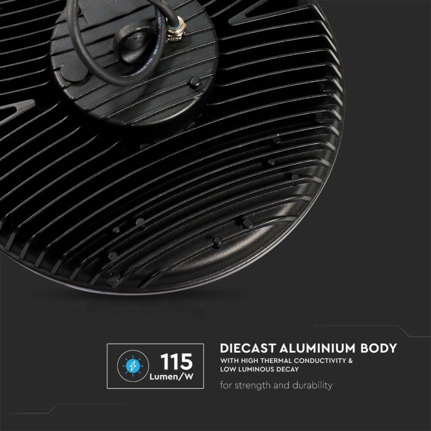 LED industrilampa High Bay – 100W, 230V, 4000K, IP65