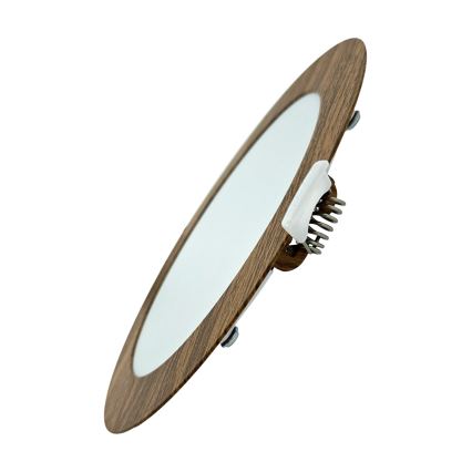 LED infälld belysning CIRCLE LED/12W/230V 4200K diameter 16,7 cm brun